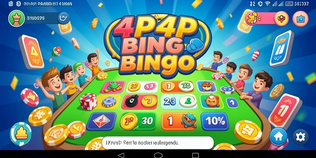 Tampilan gameplay Bingo yang seru di 4P4P.