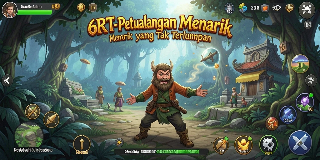 Gameplay menarik dari 6RT yang penuh petualangan.