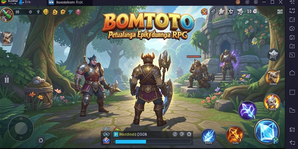 Tampilkan gameplay RPG menakjubkan dari BOMTOTO.