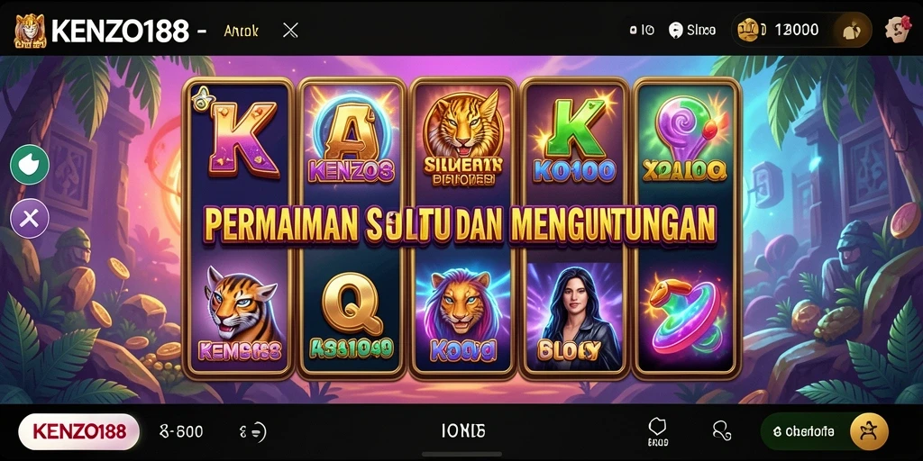 Screenshot gameplay KENZO188 yang menampilkan keseruan permainan Slot.