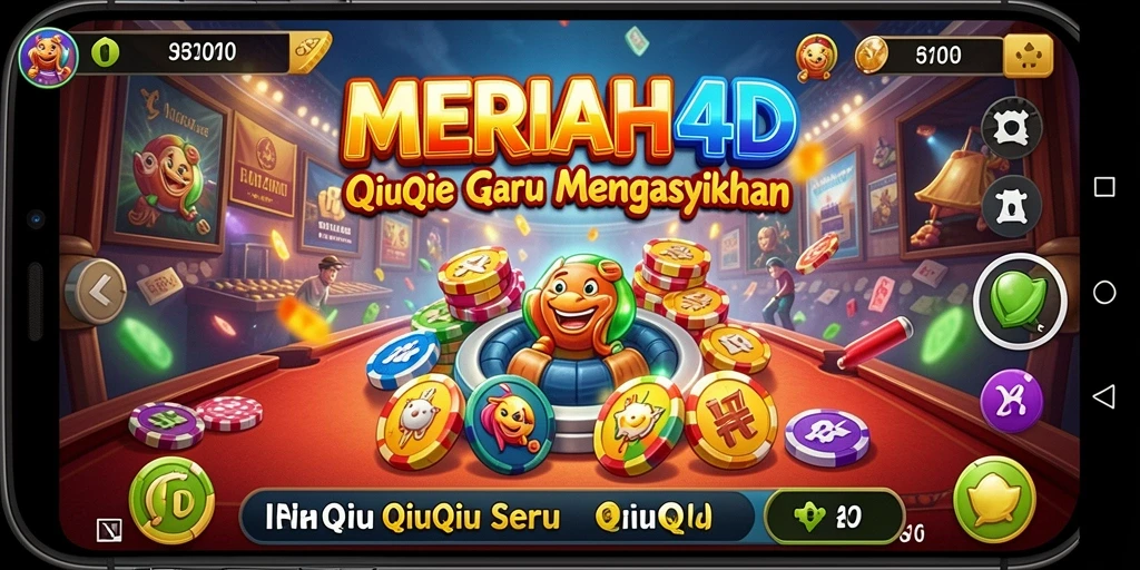 Screenshot gameplay MERIAH4D menunjukkan serunya bermain QiuQiu.