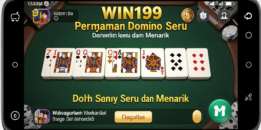 Tangkapan layar gameplay WIN199 menunjukkan aksi seru permainan Domino.