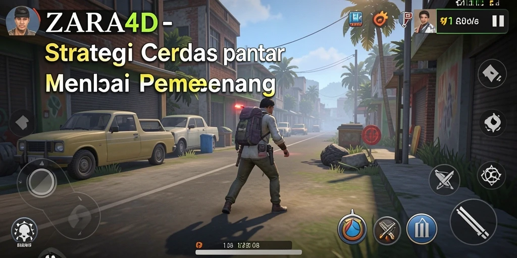 Tampilan screenshot gameplay ZARA4D yang memukau.