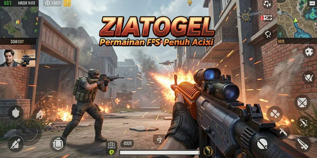 Gameplay intens ZIATOGEL yang menantang dan seru.