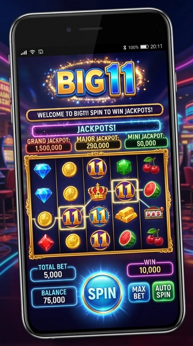 Screenshot fitur kategori aplikasi yang lengkap di big11.